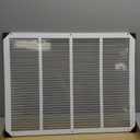 Fits 24x18 Duct Opening | Steel Return Air Grille by Handua | Vent Cover Grill for Sidewall and Ceiling | White | HVAC Cold Air Intake Grille | Outer Dimensions: 25.75"W X 19.75"