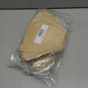 2 x #4 Cone Coffee Filters, 100 Count, 8-12 Cup, Unbleached Natural Paper, No Blowout, Disposable for Pour Over and Drip Coffee Maker