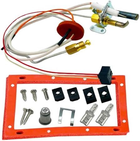 MENSI Pilot Burner Assembly Replacement Replace for Kit SP20824,SP20754,SP21058,SP21059,SP20800 Compatible for Rheem, Ruud and Richmond Water Heaters, NG with LP Orifice