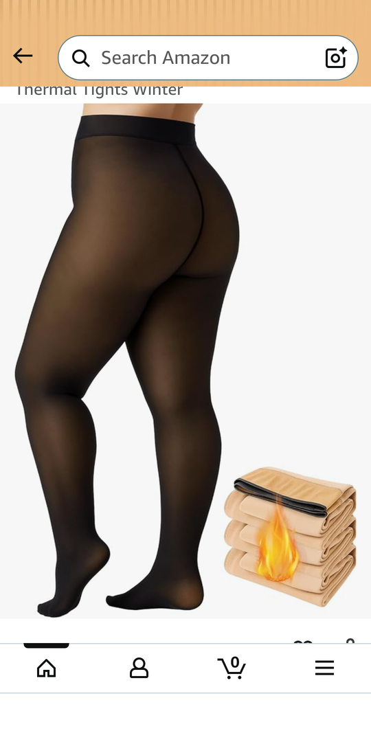 Plus Size Fleece Lined Tights Women, 300g Warm Pantyhose Leggings, Fake Translucent Thermal Tights Winter 5-6XL