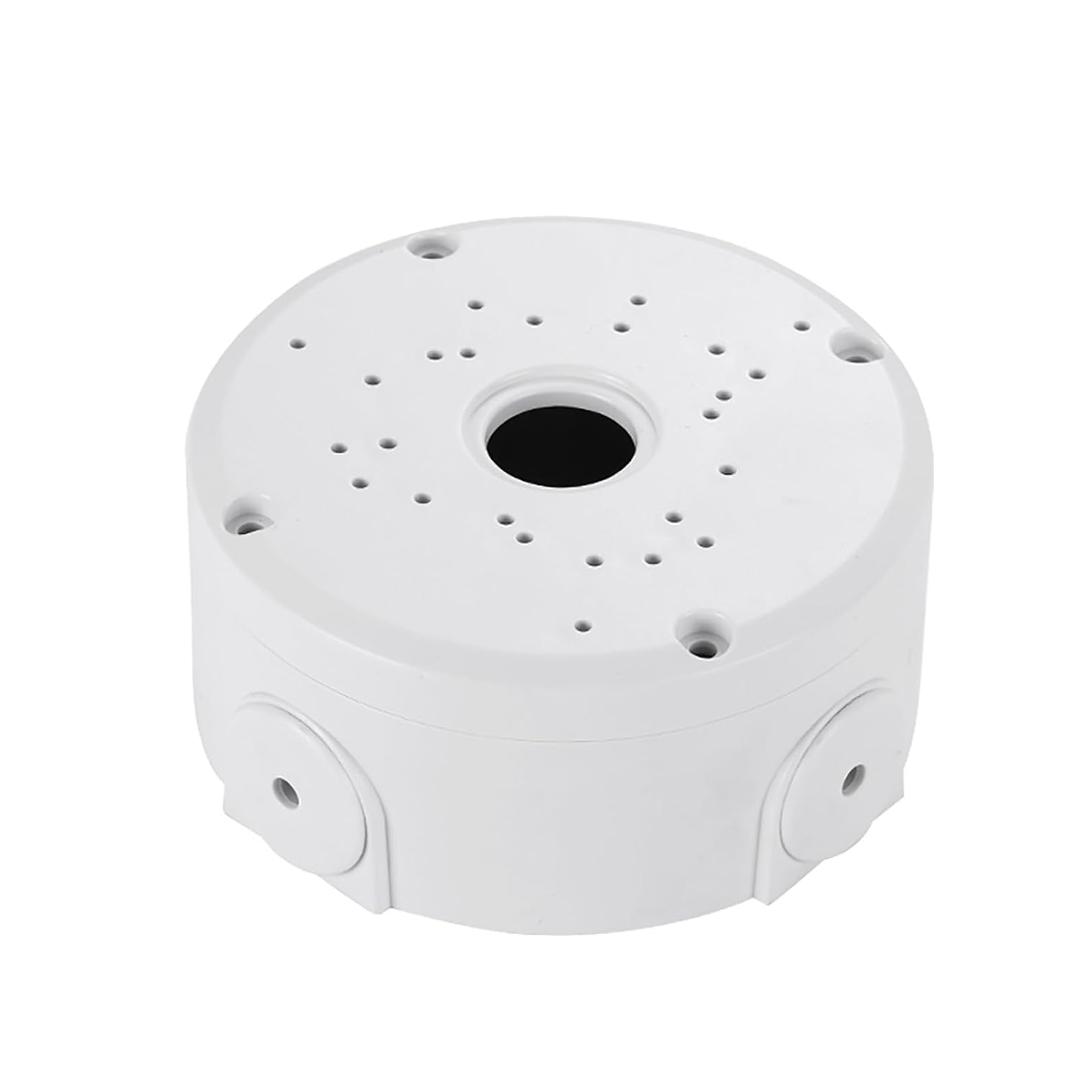 Universal Bullet Security Camera Junction Box Mount Bracket Plastic Rainproof Junction Box Mount Bracket for IP Camera Electric Enclosure, Indoor/Outdoor Wall Cable Junction Base Boxes (1 Pack)