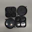 Silicone Egg Bite Molds for Instant Pot and Sous Vide Egg Bite Maker, 2 Pcs of 4 Inch Large Molds, 2 Pcs of 4-in-1 Mini Molds, Ideal for Breakfast Sandiwches, Healthy Snacks or Desserts