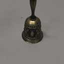 DomeStar Vintage Brass Hand Bell  Loud Call Bell for Bedside, Dinner, Wedding, Christmas & Holiday Party