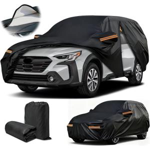 Cover for Mitsubishi Outlander, Winter Cover for Subaru Outback 2015-2024, Thickened Covers for Outlander, Custom Fit Outlander Covers 2005-2025, Snow Hail Dust Sun Protection with Door Zipper