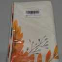 JXZYGMD Fall Pillow Covers 12x20 inch Set of 2 Orange Watercolor Pumpkin Fallen Leaves Decorative Throw Pillow Covers Thanksgiving Decoration for Home Decor