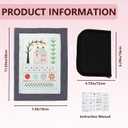 EVOCKAY 2026 New Embroidery Stitch Book Kit - Ideal Cross Stitch & Embroidery Kit for All Skill Levels - Beginner-Friendly Sewing Kit with Instructions & Embroidery Hoop