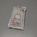 PIXIU Case for iPhone 16 Compatible with Magsafe, Laser Glossy Pattern,Cute Curly Wave Clear TPU Bumper Military Grade Drop tection Phone Cover for Women/Girls -Pink Flower