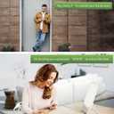 Smart Door Lock, Heavy Duty 5 in 1 Keyless Entry Door Lock, Full App Control Digital Keypad Lock, Reversible Handle with Fingerprints and Passcodes for Family/Office/Apartment (Gold)