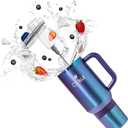 Cirkul 40oz. Chameleon Stainless Steel Tumbler with Handle, All-Day StrawSip, Double-Wall Insulated