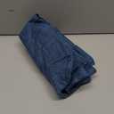 MIULEE Pack of 2 Decorative Linen Burlap Coastal Pillow Covers Farmhouse Accent Pillowcases for Sofa Car Couch Bedroom Living Room Decor 18x18 Inch Blue