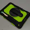 SEYMAC stock Case for Samsung Galaxy Tab S10 Lite / S10 FE / S9 FE 5G / S9 Tablet Case 10.9''/ 11'' Protective with Screen Protector, Pen Holder, 360 Rotate Stand, Hand Strap, Shoulder Strap, Green1