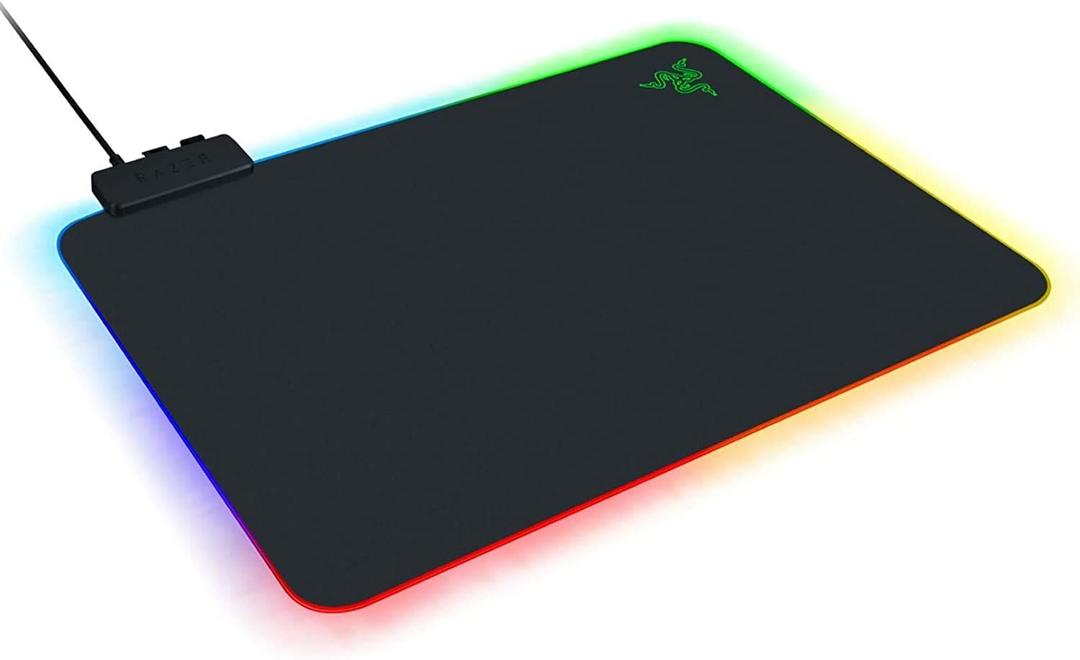 Razer Firefly Hard V2 RGB Gaming Mouse Pad: Customizable Chroma Lighting, Built-in Cable Management, Balanced Control & Speed, Non-Slip Rubber Base (10.8L x 14W inches, Black)