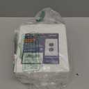 CML Jumbo Duplex Outlet Covers, 20 Pack Oversized Electrical Outlet Wall Plate, 1-Gang Switch Plates, Dual Receptacle Faceplate, Over-Size 3.5 x 5.5, Impact Resistant, Gloss White, ETL Listed