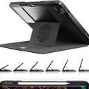 ZtotopCases for New iPad Pro 12.9 Inch 6th/5th/4th Generation 2022/2021/2020, [6 Magnetic Stand Angles] Protective Cover with Pencil Holder, Auto Wake/Sleep, Black