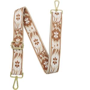 1.5" Wide Purse Strap Adjustable Replacement Gold Hardware Long Crossbody Bag Strap for Thick Shoulder Bags Canvas Handbags Straps