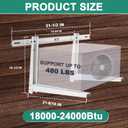 Cenipar Mini Split Mounting Bracket for 18000 Btu to 24000 Btu Mini Split Air Conditioner Mini Split Wall Mounting Bracket, Support Up to 480 Lbs Mini Split Bracket