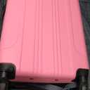 Travelers Club Chicago Hardside Expandable Spinner Luggage, Hot Pink, 5 Piece Set