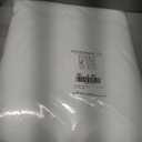 NICETOWN 100% Blackout Curtain Panels, Rod Pocket Window Curtains with Black Liner for Nursery, 84 inches Drop Cold and Full Light Blocking Draperies (White, 2 Pieces, 52 inches Wide Each Panel)