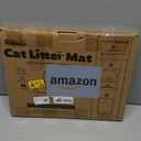 Cat Litter Mat - 23.2'' x 29.1'' Large Litter Trapping Mat, Easy to Clean Litter Box Mat, Waterproof, Urine-Proof, Non-Slip Kitty Litter Mats for Floor, Black