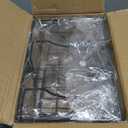 Towel Racks for Bathroom,Towel Rack Wall Mounted, 6 Tier Rolled Or Folded Towel Holder with Floating Shelves, Bathroom Towel Holder for Bath, Hand Towels,Metal,Walnut Wood Panel (J-type Black Rack)