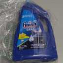 Finish Gel Liquid Dishwasher Detergent, Advanced Deep Cleaning Power Dish Soap, Fights Tough Stains, Dishwasher Soap, Plastic-Free & Septic Safe Dish Detergent, Lemon Scent, 75oz