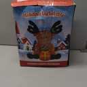 Christmas Inflatable Outdoor Decorations, 8 FT Giant Inflatables Reindeer Yard Decor with Colorful String Lights, Blow up LED Lights Holiday Decorations for Indoor Outside Lawn Garden Giant Reindeer