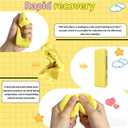2 Pack Novelty Squeeze Stress Ball, Realistic Butter Shaped Fidget Toy, Slow Rebound Gel Stress Reliever for Adults, Office Desk Decor
