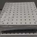 8Pcs Pegboard, Peg Board, Pegboard Wall Organizer, Mount Display Pegboard Kits fit Pegboard Storage, Small Pegboard for Craft Room Garage Kitchen, Peg Boards for Walls - White Pegboards Panels