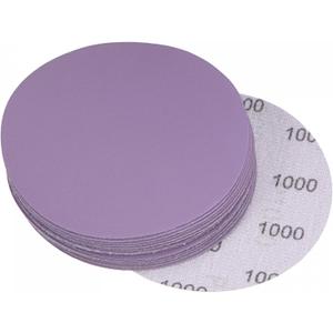 uxcell 15Pcs 4-Inch Purple Sanding Discs 1000 Grits Hook and Loop Professional Aluminum Oxide Sand Paper Wet Dry Polish for Wood Metal Paint Finishing
