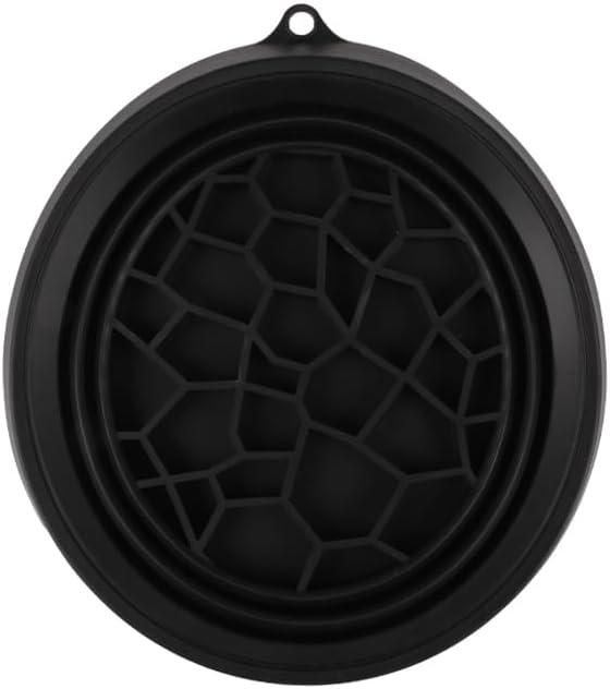 Facial Cold Plunge Bowl, Bowl For Face Ice Bath, Foldable Large For Face Ice Bath, Facial Cold Plunge Portable For, Hanging Storage (Black)