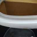 Arm & Hammer Rimmed Cat Litter Box with High Sides and Microban, Made in USA