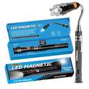 Telescoping Magnet Pickup Tool with 3 LED Magnetic Flashlight, Gifts for Men, Him, Adults, Cool Gadgets Birthday Gifts for Men, Dad, Husband, Boyfriend