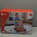 CUTE STONE Sit to Stand Learning Walker, 2 in 1 Baby Walker, Early Educational Child Activity Center, Multifunctional Removable Play Panel, Baby Music Learning Toy Gift for Infant Boys Girls