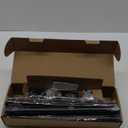 Zeerobee Curtain Rods for Windows 66 to 120, 1 Inch Adjustable Heavy Duty Black Curtain Rod, Outdoor Indoor Room Divider Modern Drapery Pole, 66-120"