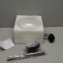 AUTELO Black Pendant Lights Kitchen Island, 1-Light Pendant Lights in Black Finish with Clear Drum Glass, Modern Pendant Light Fixtures, Hanging Lamp for Kitchen Island H2512 CLBK