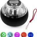 Curaball Hand Exerciser, Gyro Ball Wrist Exerciser, Torque Ball Hand with Counter & Light