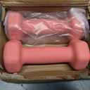 Neoprene Dumbbell Hand Weights for Exercise and Muscle Toning, 2 Pound, Pair