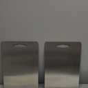 Pack of 2, 100% Pure Titanium Cutting Board - 18x12 Inch Non-Slip Kitchen Chopping Board, Dishwasher Safe, Scratch Resistant, Easy to Clean, Durable & Hygienic for Meat, Vegetables, and Fruits