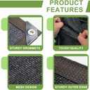 DGSL 40% Shade Cloth Greenhouse Shade Cover with Grommets - 10Ft x 16.4Ft Mesh Tarp for Pergola, Patio Plants, Chicken Coop, Garden, Outdoor, Backyard