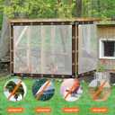 ZYP 6x8 FT Heavy Duty Clear Waterproof Tarps Outdoor Garden Rainproof Covering,Clear Vinyl Tarp with Grommets,Transparent Waterproof Tarpaulin for Covering Henhouse Porch Canopy Plant Camping