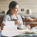 Unomor 2Pcs Heart-Shaped Foam Cake Dummies Set 5.90In Lightweight Cake Models for Wedding Birthday and Party Decoration Practice