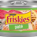 Purina Friskies Wet Cat Food Pate, Chicken and Tuna Dinner - (Pack of 24) 5.5 oz. Cans, Expiry: 05/2028