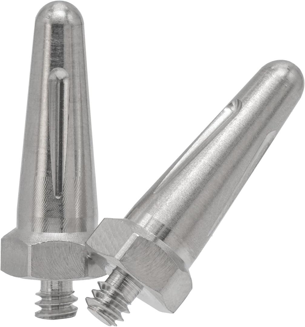 Replacement Prongs 1-Inch (2.54cm) Stainless Steel Contact Points Compatible with Dogtra Remote Training Dog Collars 1900X, 280X - Made in USA