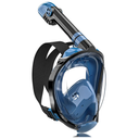 QingSong Full Face Snorkel Mask for Adults, Snorkeling Gear with Camera Mount, 180 Degree Panoramic View Snorkel Set Anti-Fog Anti-Leak
