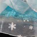 Party Chili Princess Costumes Birthday Dress Up for Little Girls with Crown,Mace,Gloves Accessories 3-12 Years