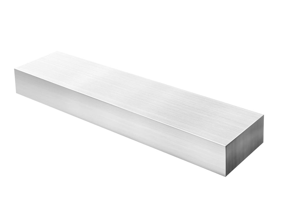 1" (25mm) X 2"(50mm) Square Aluminum Flat BAR 8" Long 6061 General Purpose Plate,T6511 Solid New Mill Stock (1x2x8 inch, 2 Pcs)