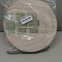 11.8 inch Round Rattan Tray, Decorative Coffee Table Trays, Ottoman Tray, Woven Serving Tray with Handles, Wicker Serving Basket, Whitewash