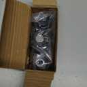 3/4 Round x 1" DD Steering Universal U Joint Black, Maximum Working Angle: 35 Degree, Total Length: 96mm (3-3/4")