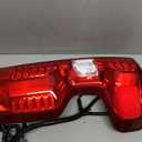 Halogen Tail Light Compatible With 2019-2024 Chevy Silverado 1500 2500HD 3500HD Right Passenger Side Replace Part Number 84554657 (Halogen Type)