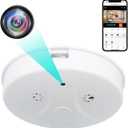 Smoke Detector Camera Wireless HD 1080P Indoor Camera Hidden WiFi with Night Vision Motion Detection Real-Time Nanny Cam for Home Office Security Cam